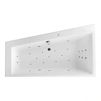 Ванна гидромассажная Excellent Sfera Ultra 170 x 100 см, левая, белый/хром, WAEX.SFL17.ULTRA.CR