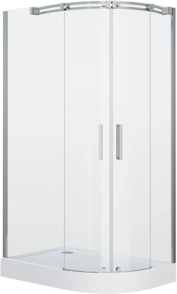 Душевой уголок Grossman Galaxy 120x80 см левый GR-4120L (детальная фотография), хром