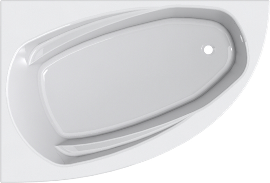 Ванна, цвет белый, Astra-Form Тиора Astra-Form Tiora left white (детальная фотография)