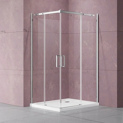 Душевой уголок Vincea Dice 90х90 см профиль хром - фото 1