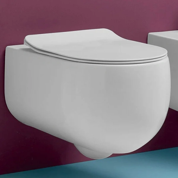 Унитаз подвесной Kerasan Flo 311130 белый матовый (детальная фотография)