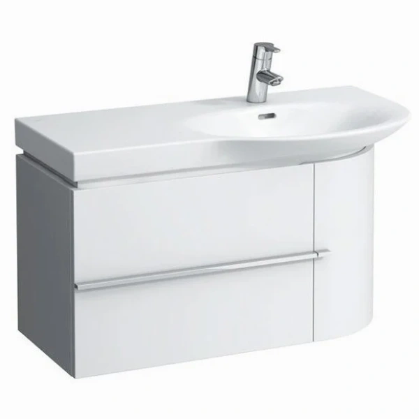 Тумба под раковину подвесная Laufen Case 85 см белый матовый 4.0153.2.075.463.1 (детальная фотография)