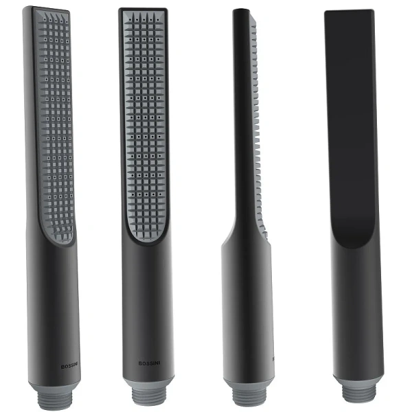 Душевая стойка Bossini Apice черный матовый L10507.073 (детальная фотография), с тропическим душем