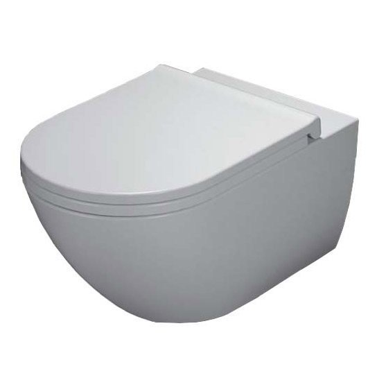 Унитаз подвесной CIELO ENJOY EJVSK белый с сиденьем Soft close (детальная фотография)