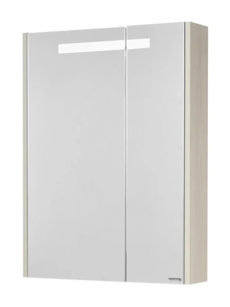 Зеркальный шкаф с подсветкой Акватон Верди 60 см белый, ясень фабрик 1A206902VDAV0 (детальная фотография)