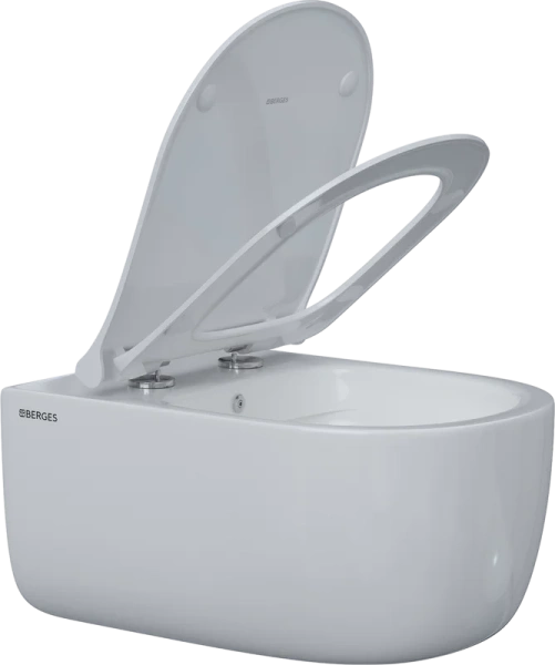 Унитаз подвесной BERGES Ego белый 082138 (детальная фотография), белые