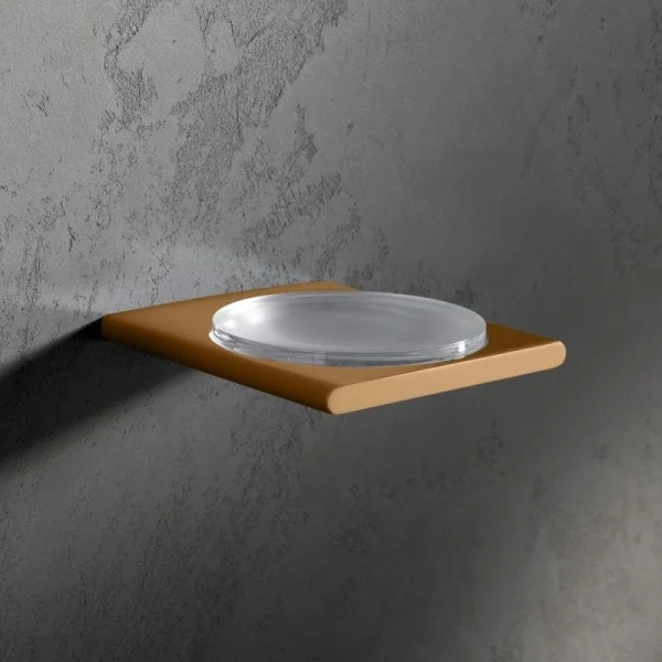 Мыльница Keuco Edition 400 бронза шлифованная 11555039000 (детальная фотография), бронза