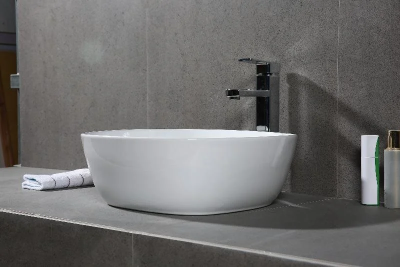 Раковина Grossman 42,5 см накладная GR-3019 (детальная фотография), накладные (на столешницу), пристенные