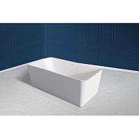 Ванна из искусственного камня Abber Stein 170x80 см белая матовая