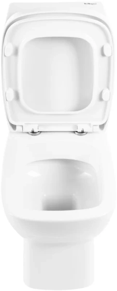 Чаша для унитаза-компакта BelBagno Lago с горизонтальным выпуском BB128CP (детальная фотография), недорогие, с антивсплеском, компакт, низкие