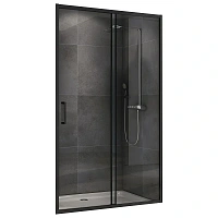 Душевая дверь в нишу Abber Schwarzer Diamant 120 см стекло прозрачное