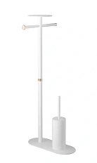 Стойка для ванной Boheme Venturo белая/золото