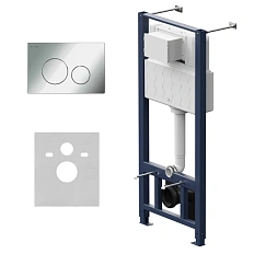 Инсталляция для унитаза Am.Pm Pro с клавишей хром глянцевый