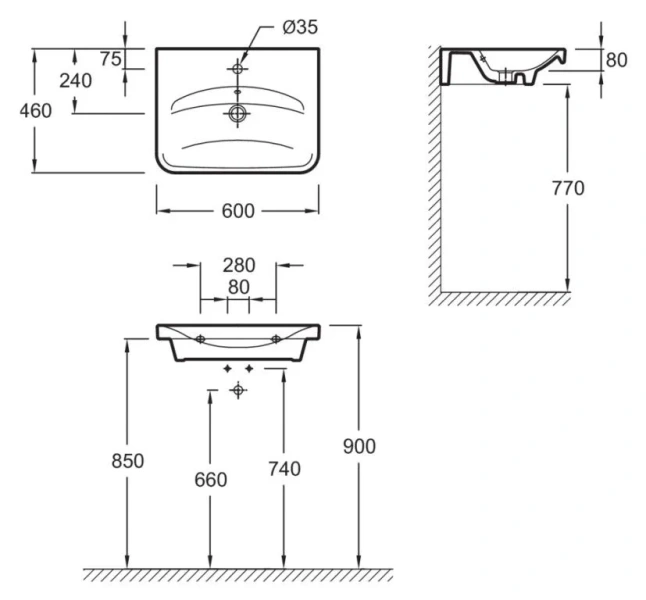 Схема (детальная фотография), подвесные, пристенные