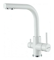 Смеситель для кухни Paulmark Essen белый матовый