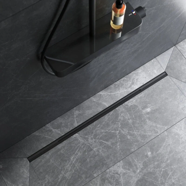 Душевой лоток Am.Pm MasterFlow 100 см черный матовый W01SC-S11-100-05BM (детальная фотография), душевой лоток index_1