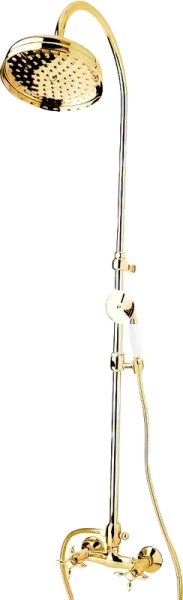 Душевая стойка Cezares Nostalgia золото 24 карат NOSTALGIA-CD-03/24-Bi (детальная фотография)