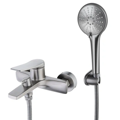 Смеситель для ванны Lemark Bronx графит - фото 1