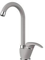 Смеситель для кухни Omoikiri Umi-GR ленинградский серый
