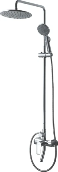 Душевая стойка Bravat Rhein со смесителем F6429564CP-A-ENG (детальная фотография)