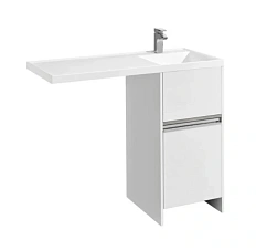 Тумба с раковиной напольная Акватон Лондри 1A236001LH010 40 см под стиральную машину