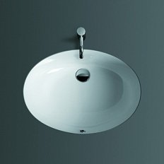 Раковина Simas Top e lavabi d'Arredo 58 см под столешницу, белая