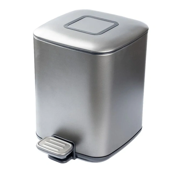 Мусорное ведро Boheme Q графит матовый 10948-GM (детальная фотография)