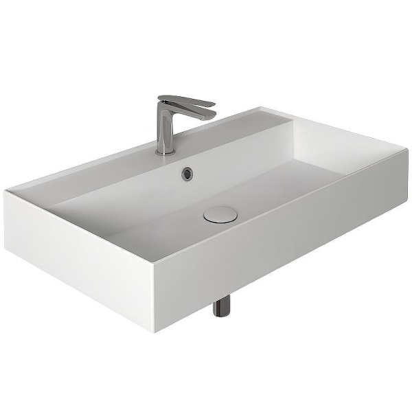 Раковина Simas Agile 81 см подвесная AG81 bi*1 (детальная фотография)