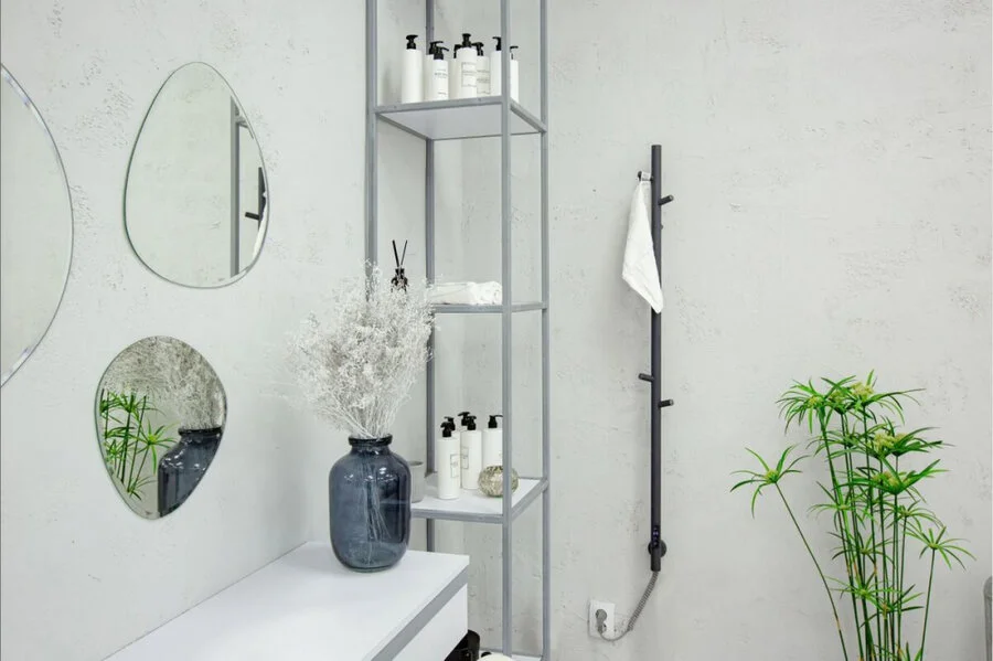 Полотенцесушитель электрический Vincea 15х140 см таймер графит VTD-1DGE (детальная фотография), другие