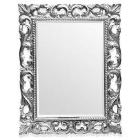 Зеркало для ванной, цвет глянцевое серебро, Tiffany World