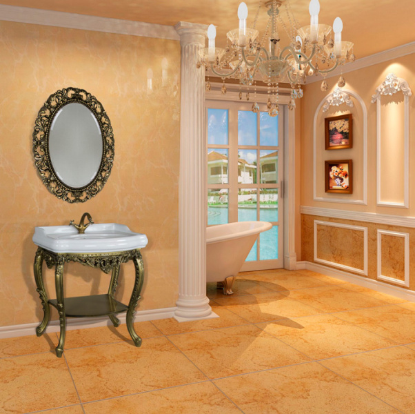 Консоль напольная, цвет бронза, Tessoro Isabella 80 TS-10108-B (детальная фотография), пристенные