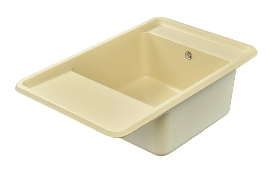 Мойка для кухни Акватон Беллис 78 см шампань 1A725032BS290 (детальная фотография), с крылом