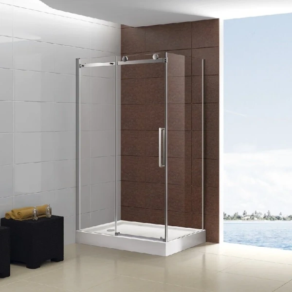 Душевой уголок Cezares Stylus M 160х90 см профиль хром STYLUS-O-M-AH-1-160/90-C-Cr (детальная фотография)