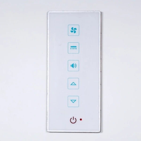 Душевая кабина Deto EM 80x80 см с высоким поддоном EM4580GM+EL (детальная фотография), угловые, недорогие, для дачи, с гидромассажем, c тропическим душем, с вентиляцией, с крышей, с сиденьем, маленькие