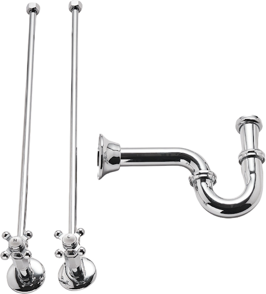 Комплект для крановой арматуры Devon & Devon хром DUHl162CR (детальная фотография)