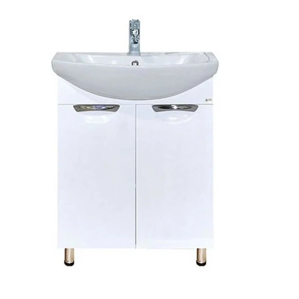 Тумба под раковину напольная Misty Лаванда 60 см белая Э-Лав01060-011Пр (детальная фотография)