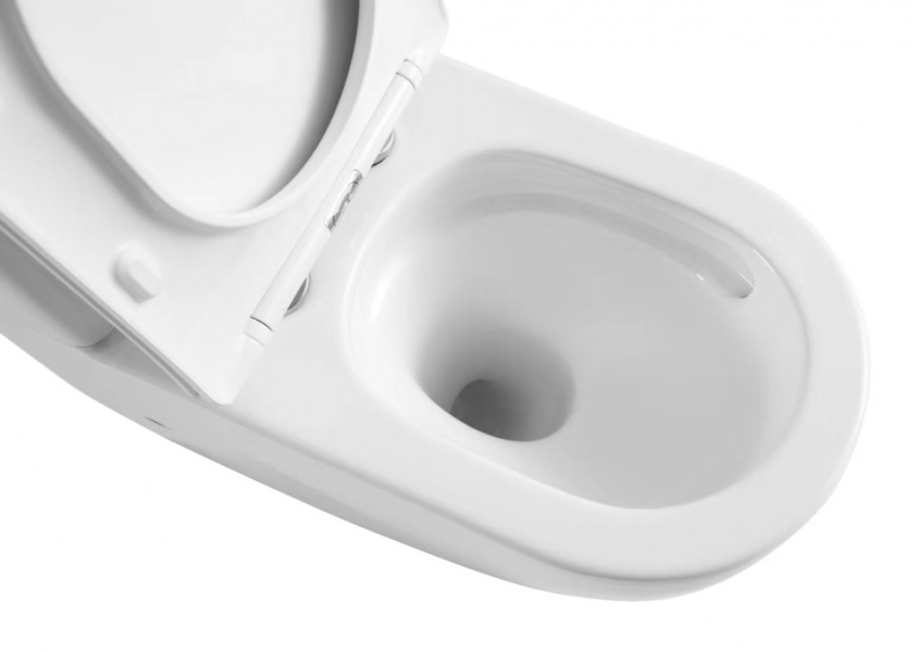 Унитаз подвесной Ceramalux N белый TR2196 (детальная фотография), фаянс, керамика