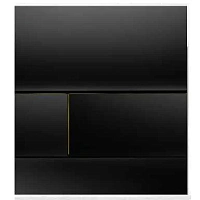 Клавиша смыва, цвет стекла чёрный, цвет кнопки чёрный, Tece TECEsquare Urinal 9242809