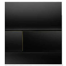 Клавиша смыва, цвет стекла чёрный, цвет кнопки чёрный, Tece TECEsquare Urinal 9242809