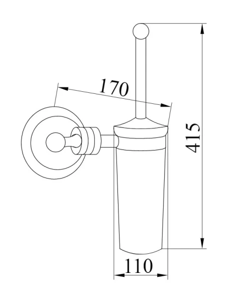 Ершик Boheme Hermitage золото 10363 (детальная фотография), классические, ретро, декорированные
