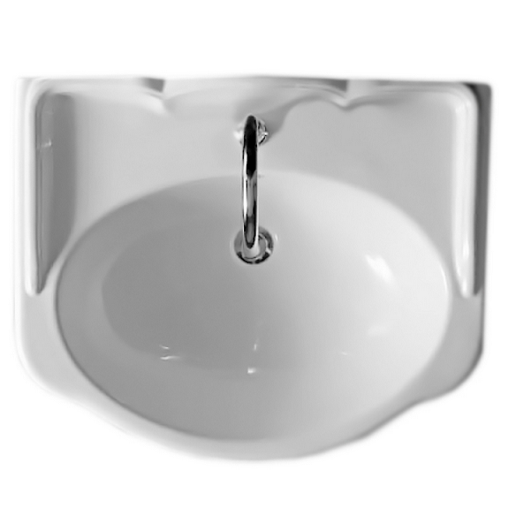 Раковина Globo Paestum PA006 (детальная фотография), белые