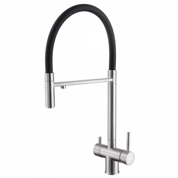 Смеситель для кухни Abber Wasser Kreis AF81141 гибкий излив (детальная фотография)