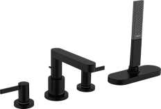 Смеситель для ванны Hansgrohe Finoris черный матовый