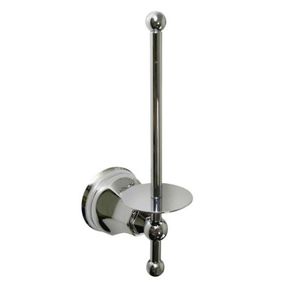 Бумагодержатель вертикальный для ванной, матовый никель, Nicolazzi Teide 1497NS05 (детальная фотография)