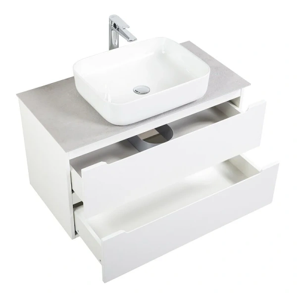 Столешница из керамогранита BelBagno 80 см цвет Cemento KEP-80-C (детальная фотография), нет в наличии index_1