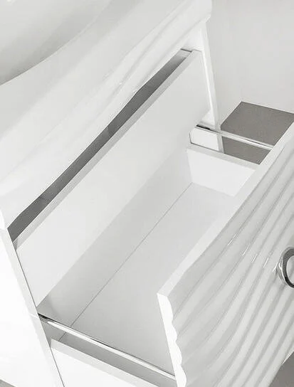 Тумба под раковину подвесная Style Line Вероника 57 см белая ЛС-00000727 (детальная фотография), комплект (набор)