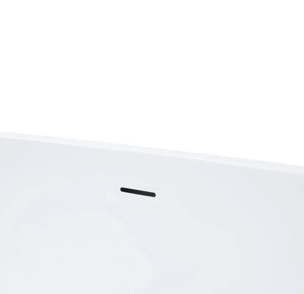 Ванна акриловая Grossman Classic 150x80 см черная матовая GR-2403MB (детальная фотография), без гидромассажа, маленькие