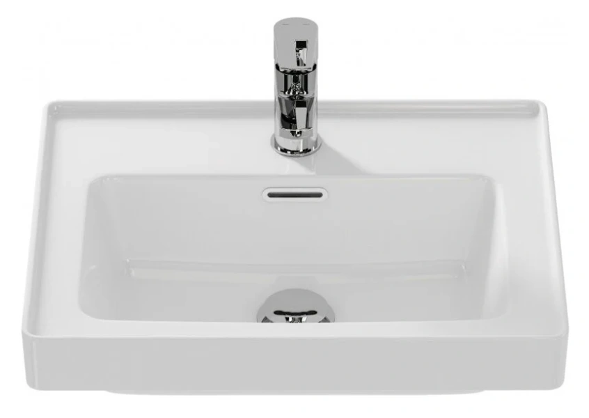 Раковина Cersanit Crea 50 см подвесная P-UM-CRE50/1 (детальная фотография), подвесные, пристенные