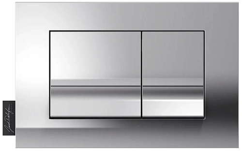 Клавиша смыва Jacob Delafon глянцевый хром - фото 3