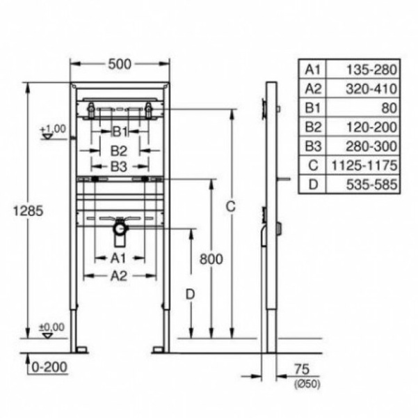 Схема (детальная фотография), для раковины